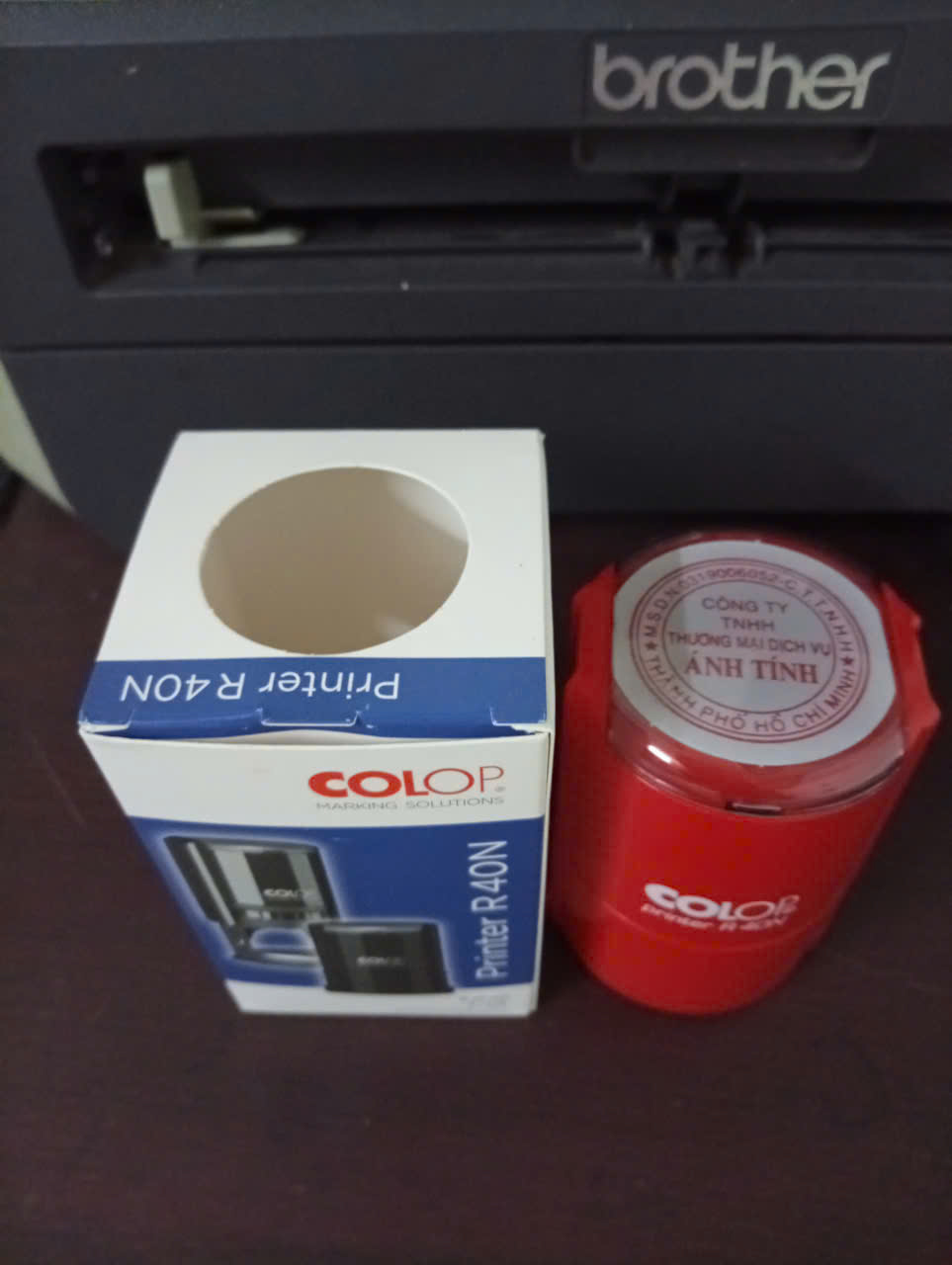 Dấu tròn công ty, doanh nghiệp