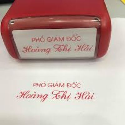 Dấu chức danh, dấu tên